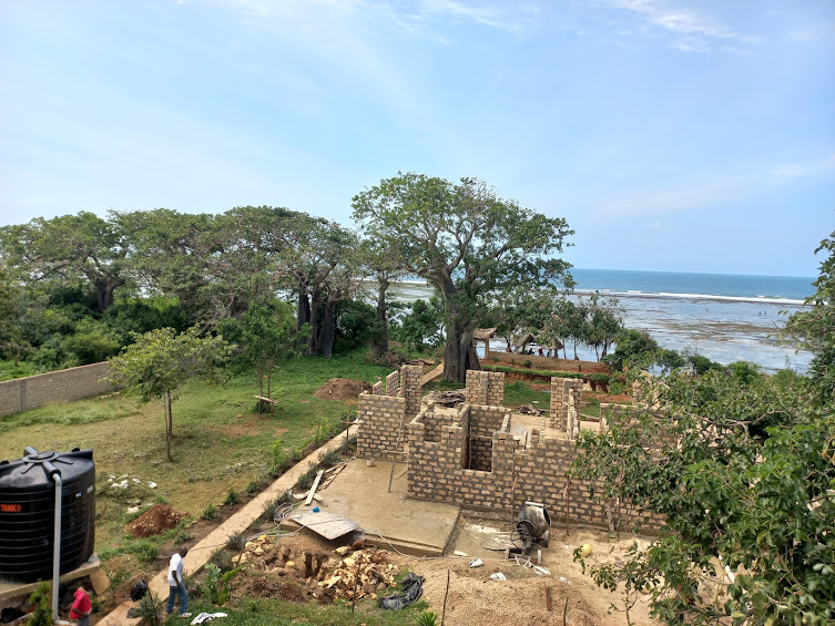 Holiday House under construction at Diani Kwale County for diaspora client