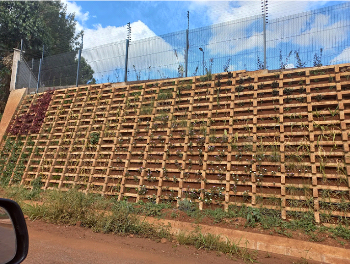 Earth retaining structure at Runda Estate Nairobi